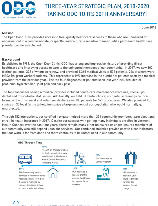 ODC strategic plan