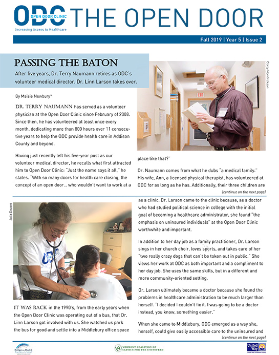 ODC fall 2019 newsletter