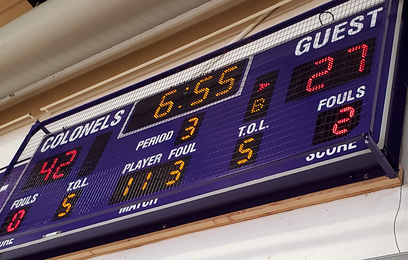 Basketball Scoreboards - Vermont Display, Inc.