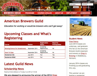 American Brewer's Guild: abgbrew.com